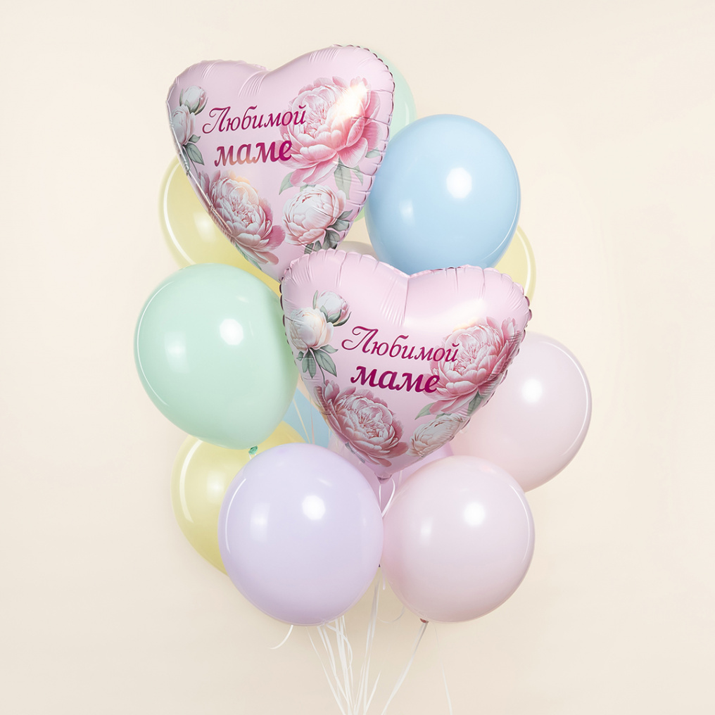 Облако из шаров Любимой маме 15в1 АП24-942763