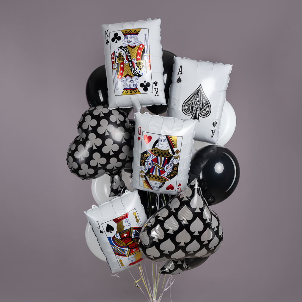 Шар фигура Карта игральная Валет Пик FL22"/56см (Китай) 26865