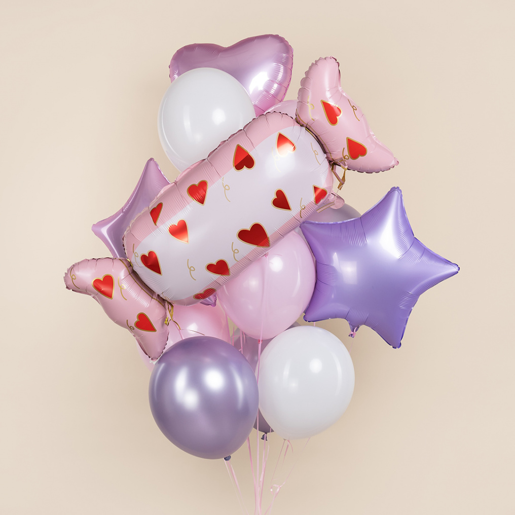 Шар фигура Конфета сердечная FL41"/104см (Китай) 26674